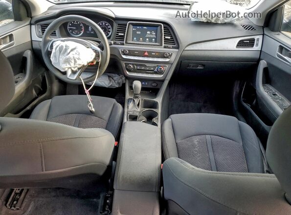 5NPE24AF7KH751175 2019 HYUNDAI SONATA Gray Առջևի վահանակի տեսք