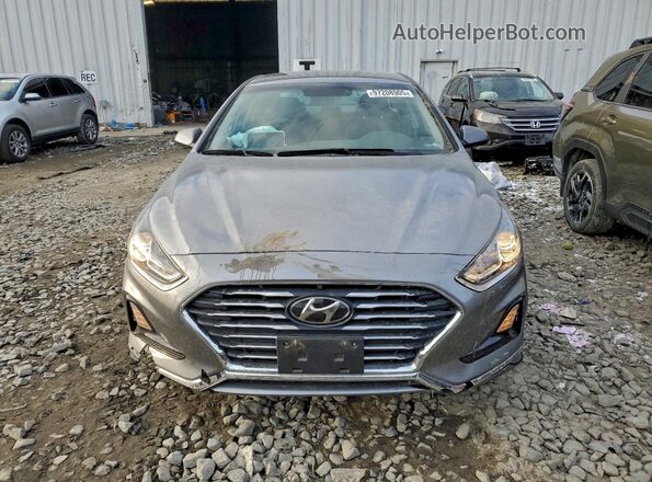 5NPE24AF7KH751175 2019 HYUNDAI SONATA Gray Դիմացի տեսք
