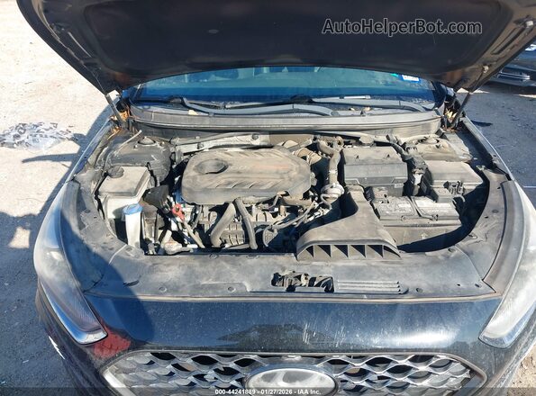 5NPE34AB2JH668326 2018 HYUNDAI SONATA Black Widok z tyłu