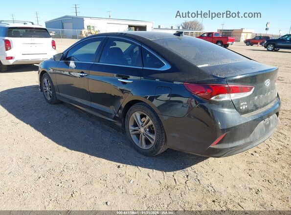 5NPE34AF0JH637434 2018 HYUNDAI SONATA Black 