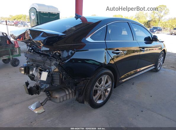 5NPE34AF0KH731069 2019 HYUNDAI SONATA Black Задня права чверть