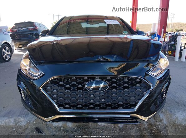 5NPE34AF0KH731069 2019 HYUNDAI SONATA Black Вид задньої частини салону