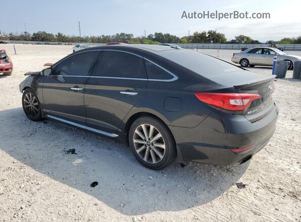 5NPE34AF1GH328791 2016 HYUNDAI SONATA Black Tył lewy
