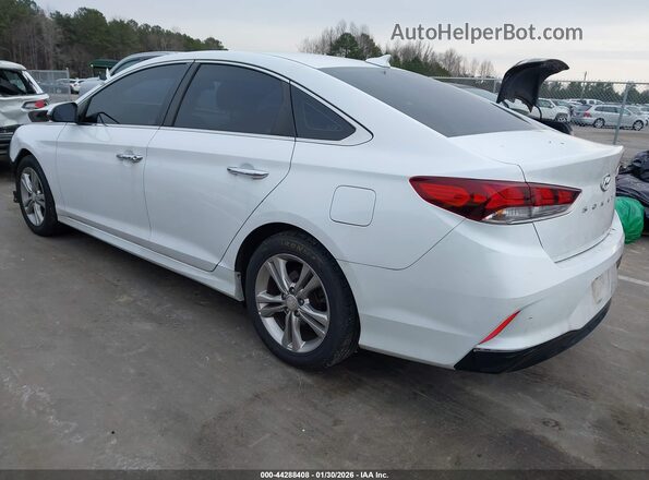 5NPE34AF1JH598059 2018 HYUNDAI SONATA Белый Задняя левая четверть