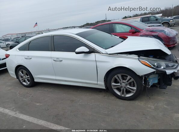 5NPE34AF1JH598059 2018 HYUNDAI SONATA Белый Панорамный вид салона 360°