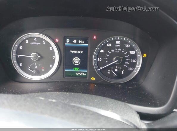 5NPE34AF1JH598059 2018 HYUNDAI SONATA Белый Вид задних сидений