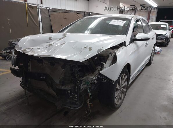 5NPE34AF2GH398459 2016 HYUNDAI SONATA White Przód lewy