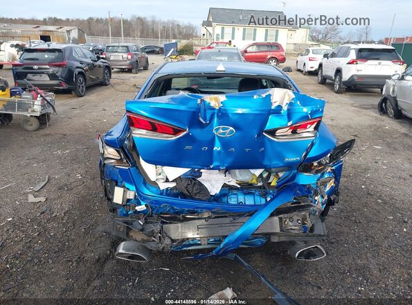 5NPE34AF2JH635264 2018 HYUNDAI SONATA Blue 