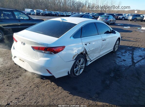 5NPE34AF2JH722968 2018 HYUNDAI SONATA Белый Задняя правая четверть