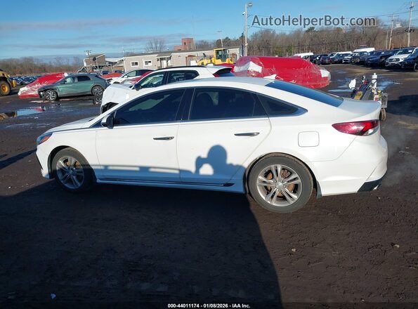 5NPE34AF2JH722968 2018 HYUNDAI SONATA Белый Панорамный вид салона 360°