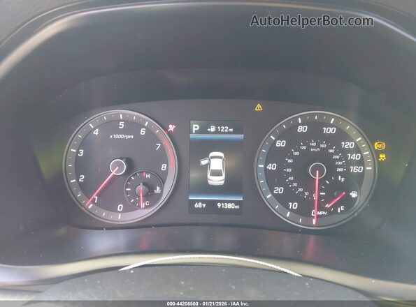 5NPE34AF3JH701661 2018 HYUNDAI SONATA Серый Вид задних сидений