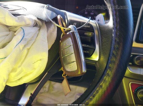 5NPE34AF3JH701661 2018 HYUNDAI SONATA Серый Вид панели приборов