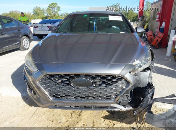 5NPE34AF3JH701661 2018 HYUNDAI SONATA Серый Вид щитка приборов