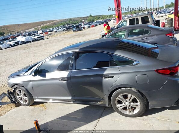 5NPE34AF3JH701661 2018 HYUNDAI SONATA Серый Панорамный вид салона 360°