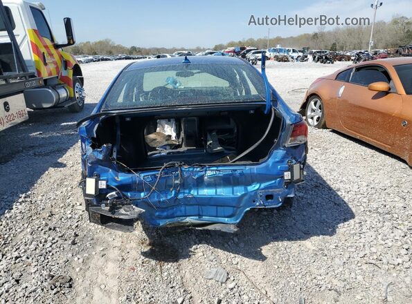 5NPE34AF4JH637940 2018 HYUNDAI SONATA Синий Вид сзади