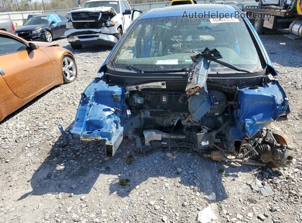 5NPE34AF4JH637940 2018 HYUNDAI SONATA Синий Вид спереди