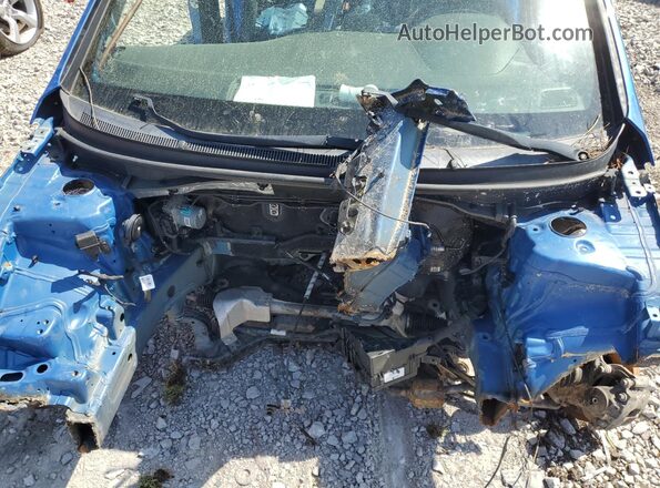 5NPE34AF4JH637940 2018 HYUNDAI SONATA Синий Вид задней части салона