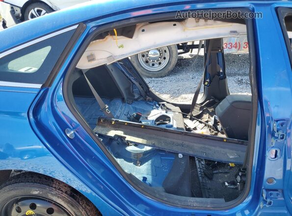 5NPE34AF4JH637940 2018 HYUNDAI SONATA Синий Вид задних сидений