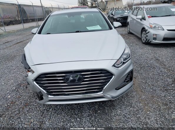 5NPE34AF5JH689836 2018 HYUNDAI SONATA Silver Widok zestawu wskaźników