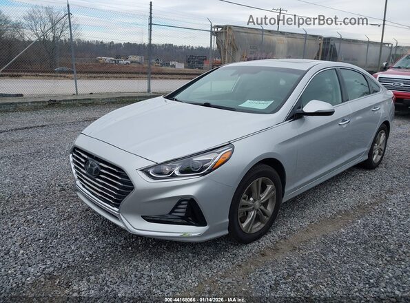 5NPE34AF5JH689836 2018 HYUNDAI SONATA Silver Przód lewy