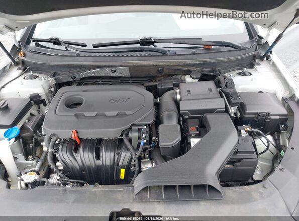 5NPE34AF5JH689836 2018 HYUNDAI SONATA Silver Widok z tyłu