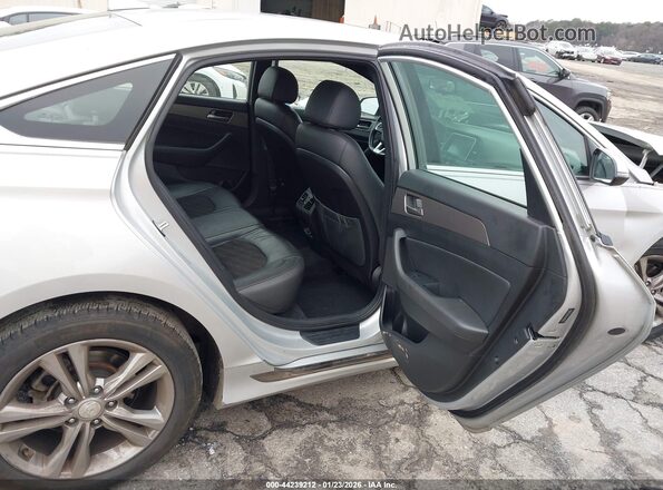 5NPE34AF6KH808348 2019 HYUNDAI SONATA Silver VIN კოდის სტიკერის ხედი