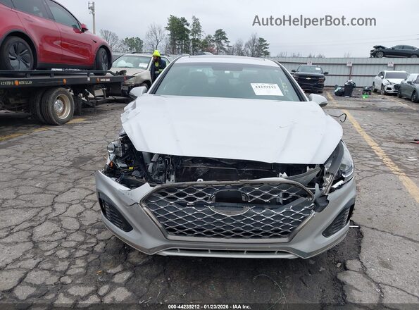 5NPE34AF6KH808348 2019 HYUNDAI SONATA Silver ხელსაწყოთა პანელის ხედი