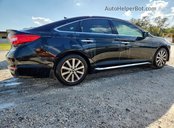 5NPE34AF7HH453604 2017 HYUNDAI SONATA Black Trasero derecho