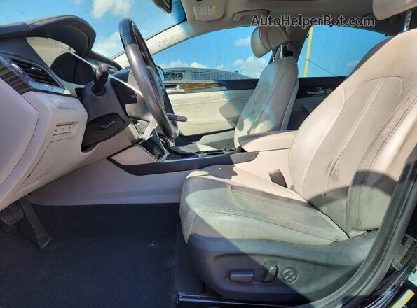 5NPE34AF7HH453604 2017 HYUNDAI SONATA Black Vista interior delantera
