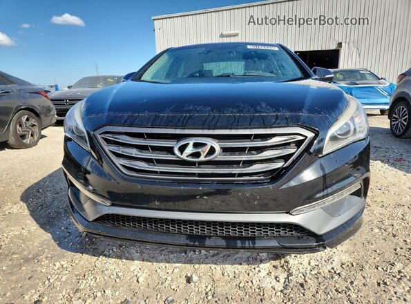 5NPE34AF7HH453604 2017 HYUNDAI SONATA Black 