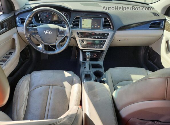 5NPE34AF7HH453604 2017 HYUNDAI SONATA Black Vista de la etiqueta del VIN