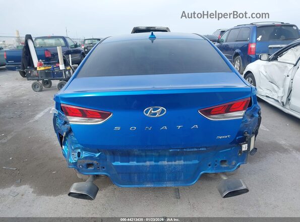 5NPE34AF7JH634501 2018 HYUNDAI SONATA Blue 
