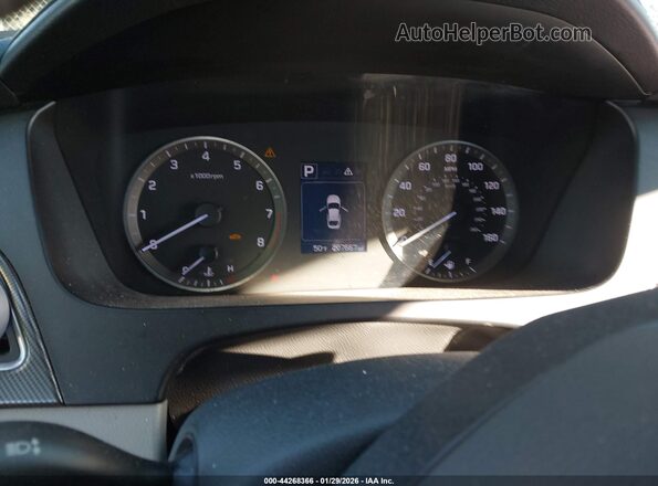 5NPE34AF8GH269934 2016 HYUNDAI SONATA Красный Вид задних сидений