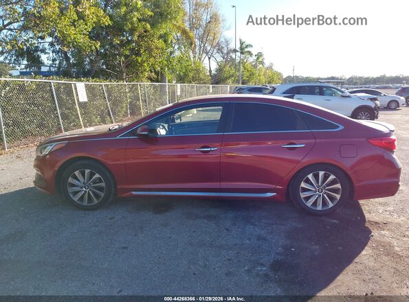 5NPE34AF8GH269934 2016 HYUNDAI SONATA Красный Панорамный вид салона 360°