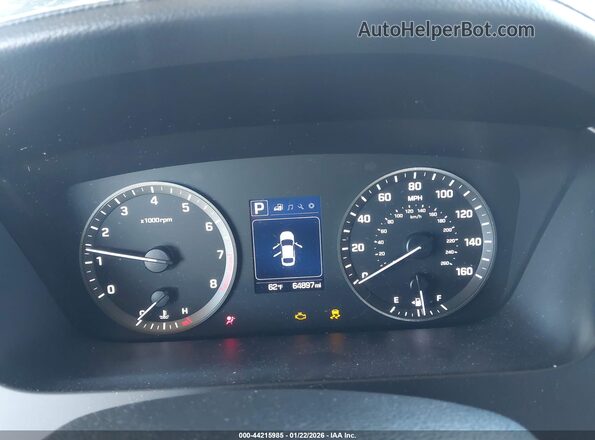 5NPE34AF9HH480190 2017 HYUNDAI SONATA Синий Вид задних сидений