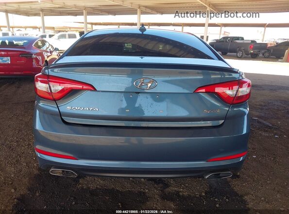 5NPE34AF9HH480190 2017 HYUNDAI SONATA Синий 