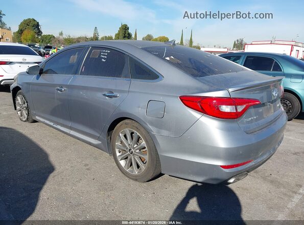 5NPE34AFXHH454553 2017 HYUNDAI SONATA Серебряный Задняя левая четверть