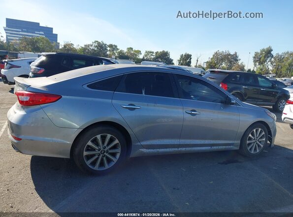 5NPE34AFXHH454553 2017 HYUNDAI SONATA Серебряный Вид щитка приборов