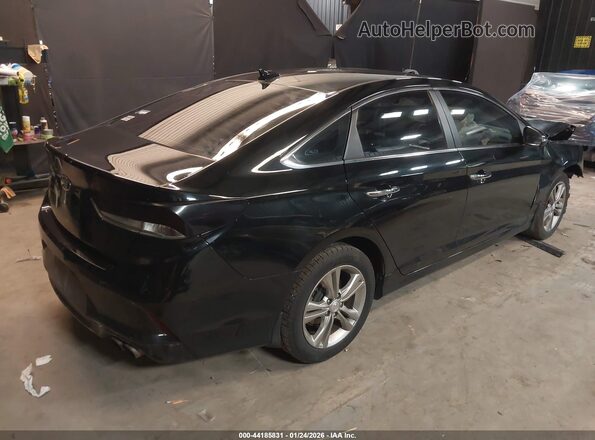 5NPE34AFXKH805758 2019 HYUNDAI SONATA Black Tył prawy