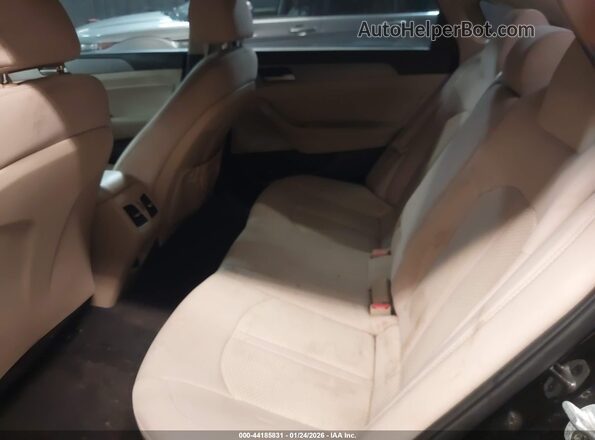 5NPE34AFXKH805758 2019 HYUNDAI SONATA Black Widok naklejki z numerem VIN