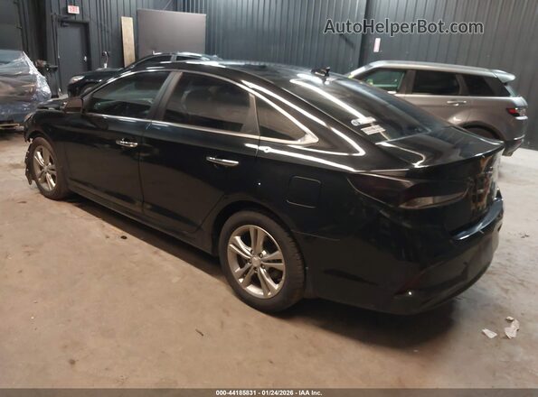 5NPE34AFXKH805758 2019 HYUNDAI SONATA Black Tył lewy