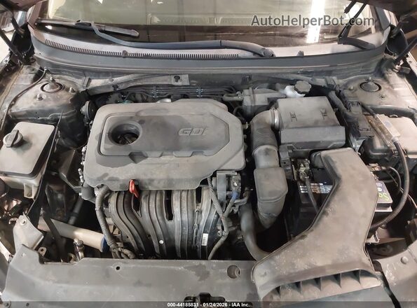 5NPE34AFXKH805758 2019 HYUNDAI SONATA Black Widok z tyłu