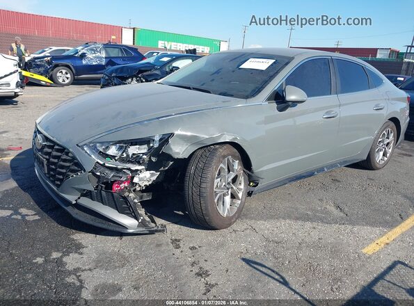 5NPEF4JA0LH021800 2020 HYUNDAI SONATA Серый Передняя левая четверть