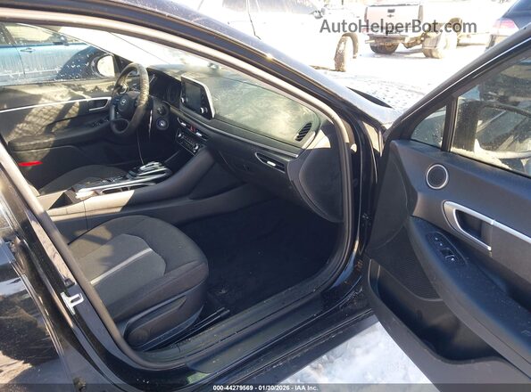 5NPEG4JA3MH071914 2021 HYUNDAI SONATA Черный Вид салона спереди