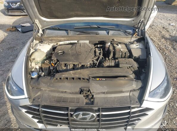 5NPEG4JA6MH080929 2021 HYUNDAI SONATA Silver Вид ззаду