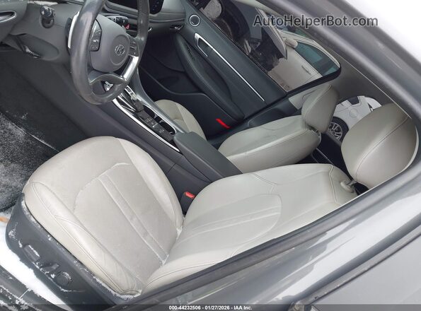 5NPEH4J22MH076141 2021 HYUNDAI SONATA Gray 