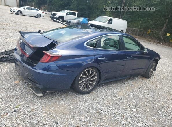 5NPEH4J22NH141734 2022 HYUNDAI SONATA Blue უკანა მარჯვენა
