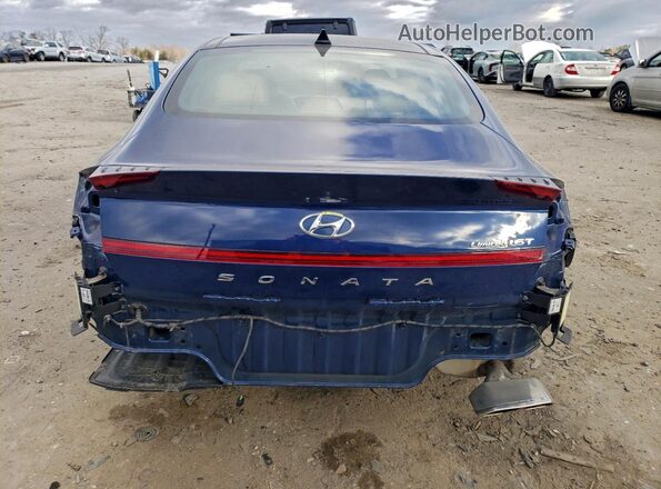 5NPEH4J25LH039969 2020 HYUNDAI SONATA Blue 