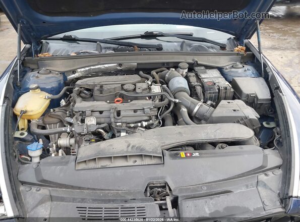 5NPEH4J25MH113408 2021 HYUNDAI SONATA Blue Vista trasera