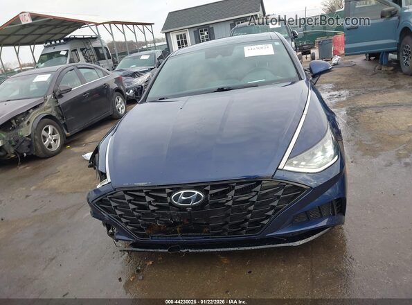 5NPEH4J25MH113408 2021 HYUNDAI SONATA Blue Vista del cuadro de instrumentos